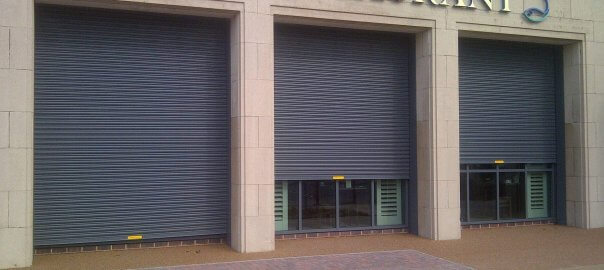 Visionguard 76 roller shutter fish and chip shop Sheffield